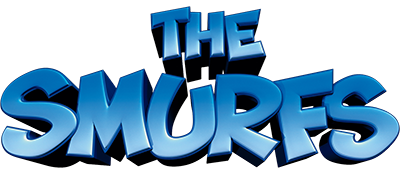 The Smurfs title screen for Nintendo DS